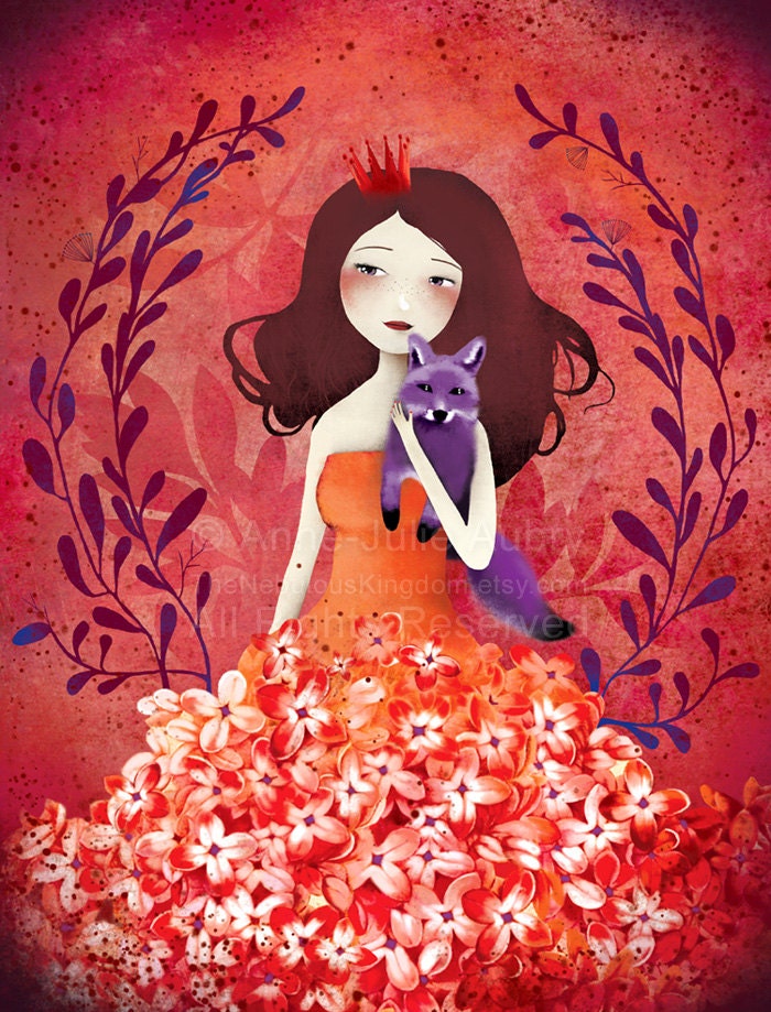 Purple Fox - Deluxe Edition Print