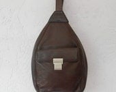 Vintage Leather Shoulder-bag, Glove Leather  Backpack Tote Handbag