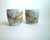pink sun burst small tumblers