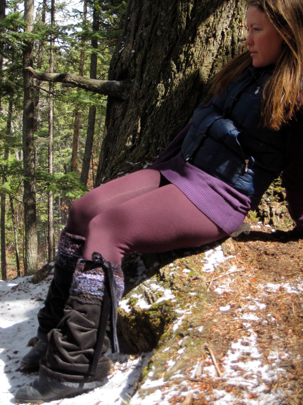 Custom Colour Thick Leg Warmer Apres Ski or Dance Wear