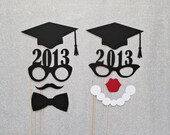 Graduation Photo Booth Props. Class of 2013 Photo Props. Photo Booth