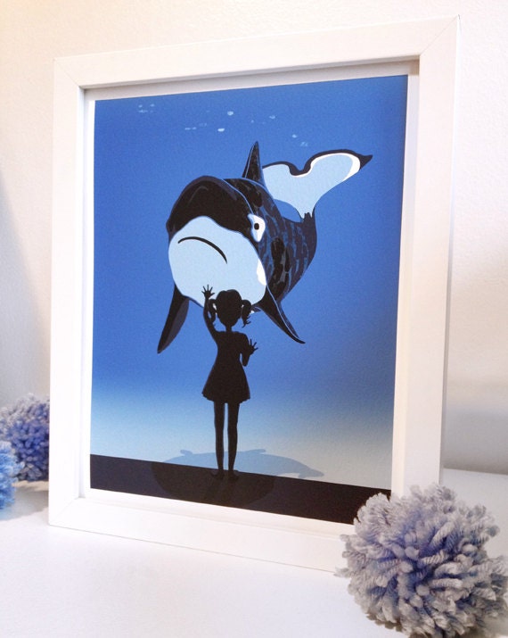 Regret at Sea World - premium giclee art print