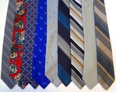 Blue Wedding Tie Collection - Mix n Match - Vintage Ties