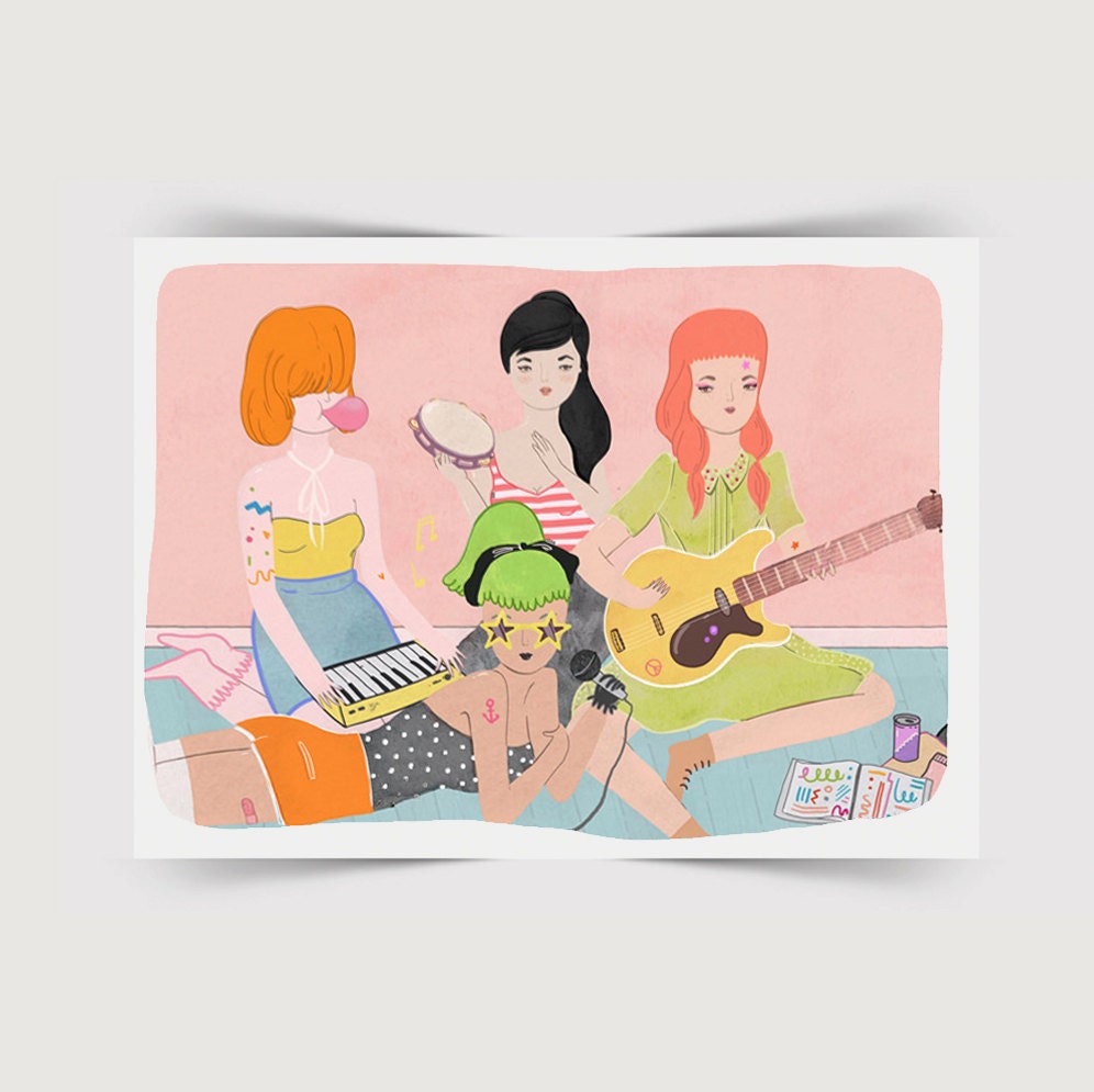 We are the girls your parents warned you about - 5x7 Print