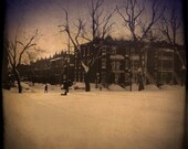 Winter Photography Landscape Photography Snowy Landscape Montreal Art 8x8 Print -  Frozen Journey