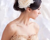 Flower fascinator - Marilyn - Ready to ship