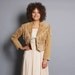 80s FRINGED Suede JACKET / Cropped Tan Western Biker Jacket, s-m