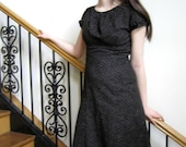 Gathered Neck Sundress, Summer Dress, Party Dress, high neck, modest dress, day dress, empire waist - custom made in any fabric