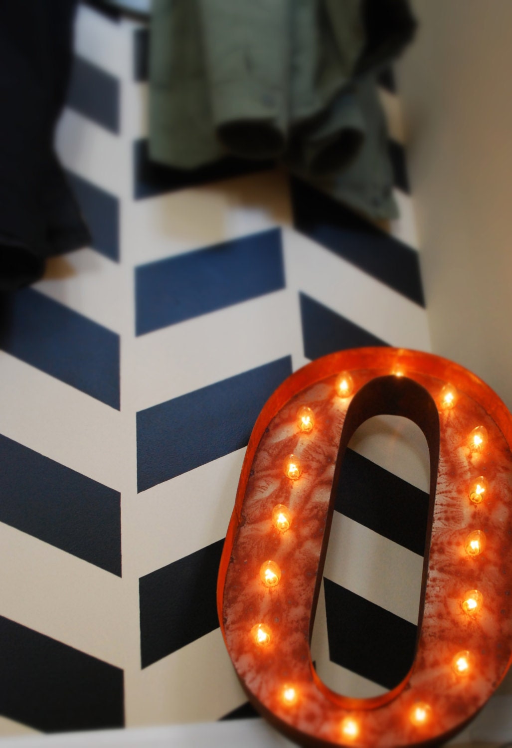 Vintage Marquee Lights - Ready to Ship - Letter O