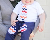 NEW Knee Patch Pants in Navy - Design your own infant & toddler sizes, children, Legwear, baby clothing - Mustache Party, Little Man