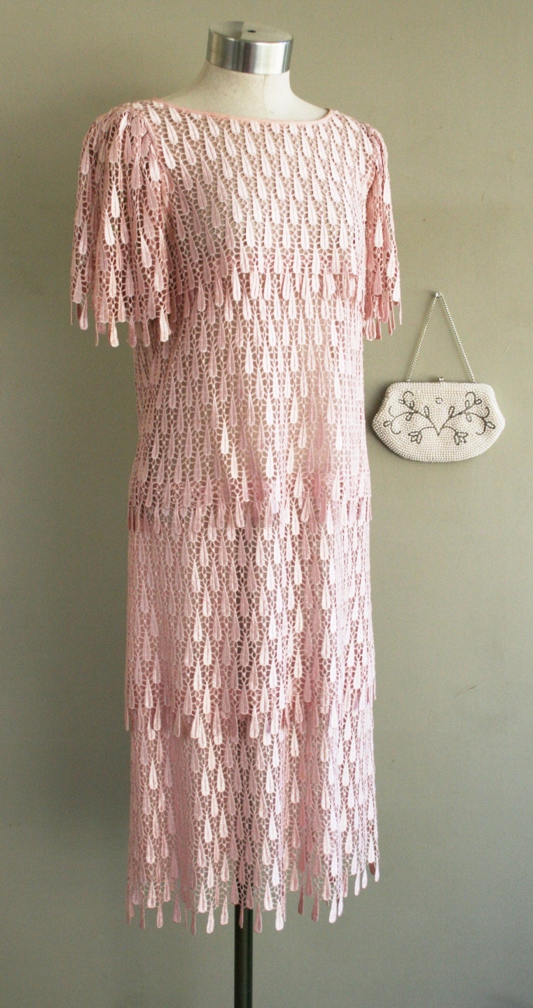 Dripping in Lace - Dusty Pink - Lace - Three Tiered - Wedding Party - Sheath