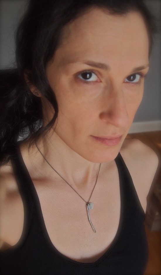 Limited Edition hanging smile sterling silver charity necklace