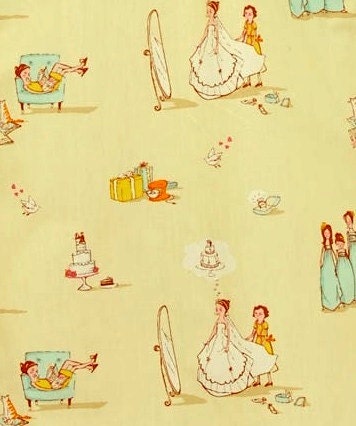 Brides by Heather Ross for Munki Munki - leg pannel