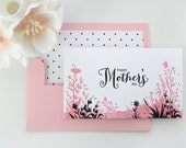 Mother's Day Card - Letterpress Flower Meadow