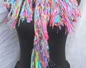 Pastel Multi Colors Handmade Crochet Scarf
