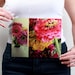 Summer Deer Garden- 8x10 Metallic Print