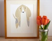 Beagle Illustration - FREE US SHIPPING