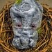 Rockitomp Stone - art doll sculpt ooak fantasy fairy tale creature magical botanical stone rock mascot