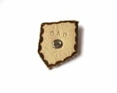Mens Leather Accessory Fathers Day Lapel Pin