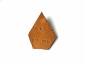 Mens Leather Accessory Fathers Day Lapel Pin