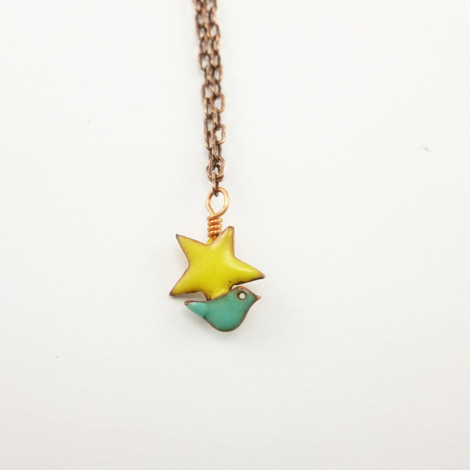 Super Star Blue Bird Necklace - Bluebird No. 22