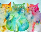 Original Cat Art - Haleiwa Cats