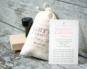 Favor Bag Stamp & 24 QTY Tags - CUSTOM WORDING