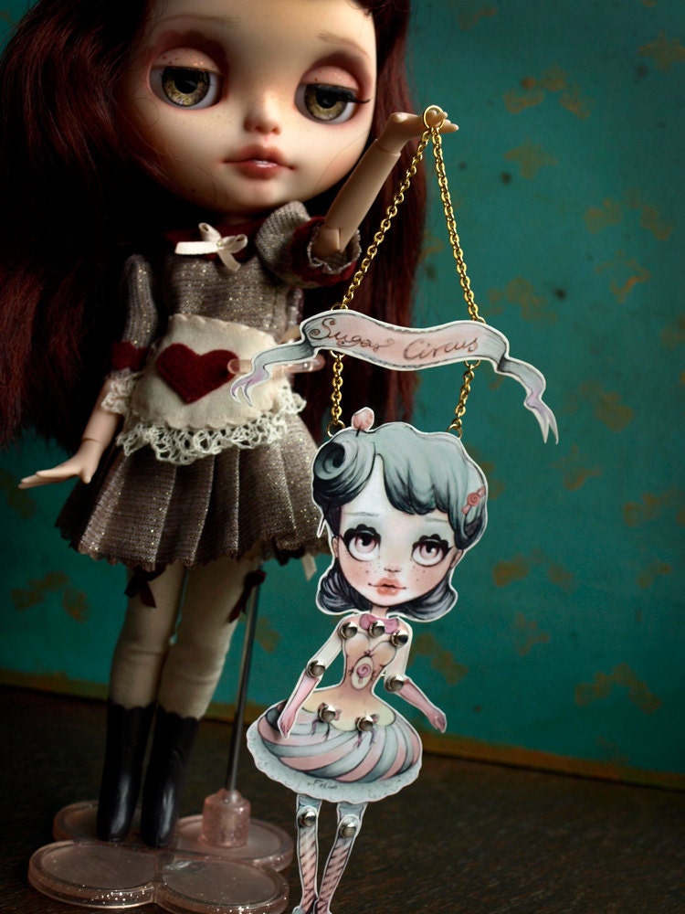 Sugar Circus Blythe doll - Diy articulated paper doll by KarolinFelix