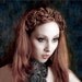 wide hair headband hairband rosette bellydance tribal diadem fantasy costume bridal head band rose unique hair extension wedding headdress