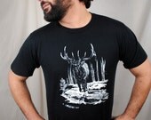 Vintage 1989 Reindeer Deer Tee Shirt
