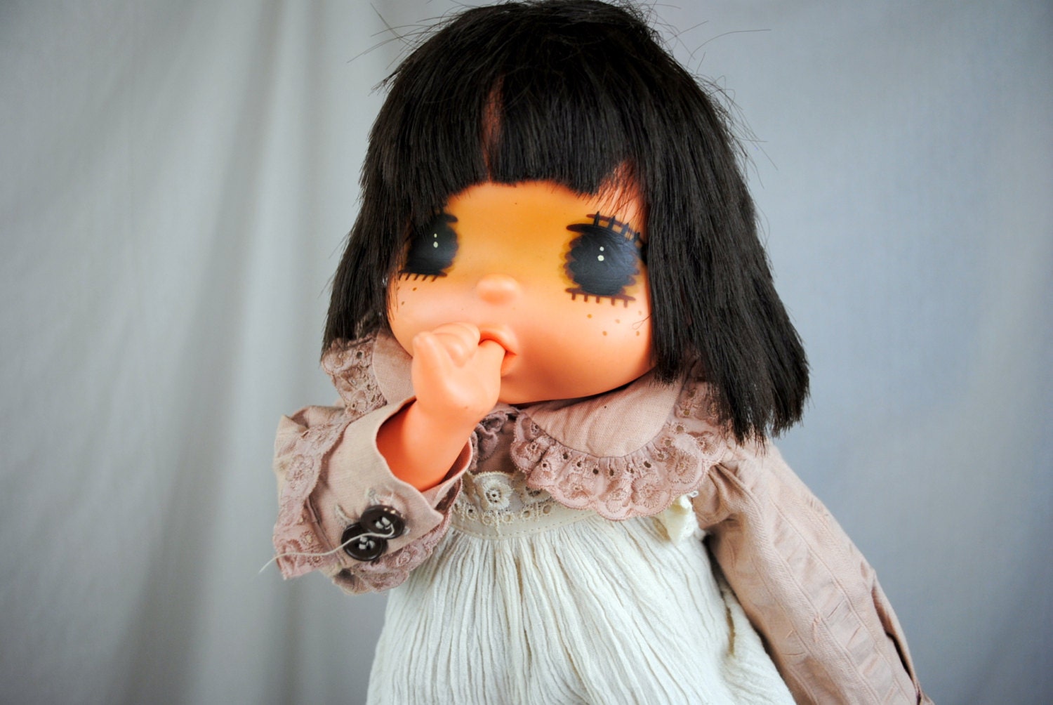 RARE Vintage Big-Eyed SekiGuchi Japanese Japan Doll