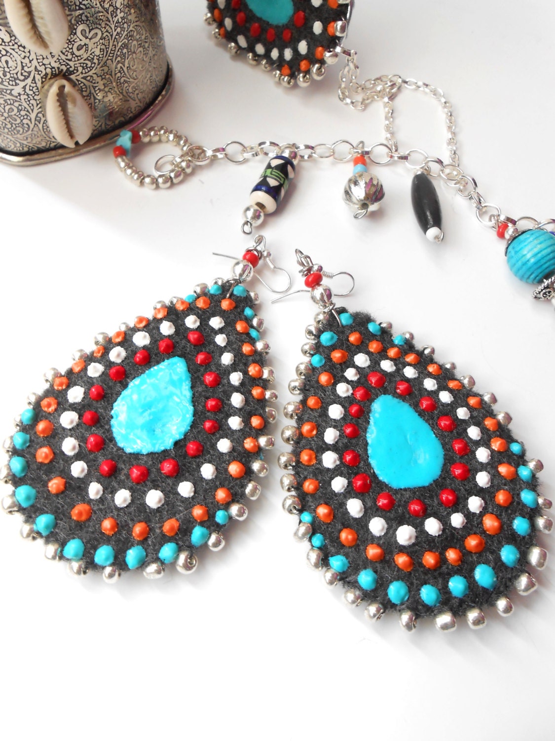 Mesa Priestess- Statement earrings
