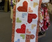 Colorful Hearts all in a row