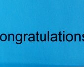 Congratulations GarlandGreetings -  a short garland and special message - colorful garland gift