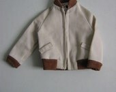 Vintage Barbie, Ken's Tan Jacket, Windbreaker 1962.  Mattel.   Mint.  Ken TM label.