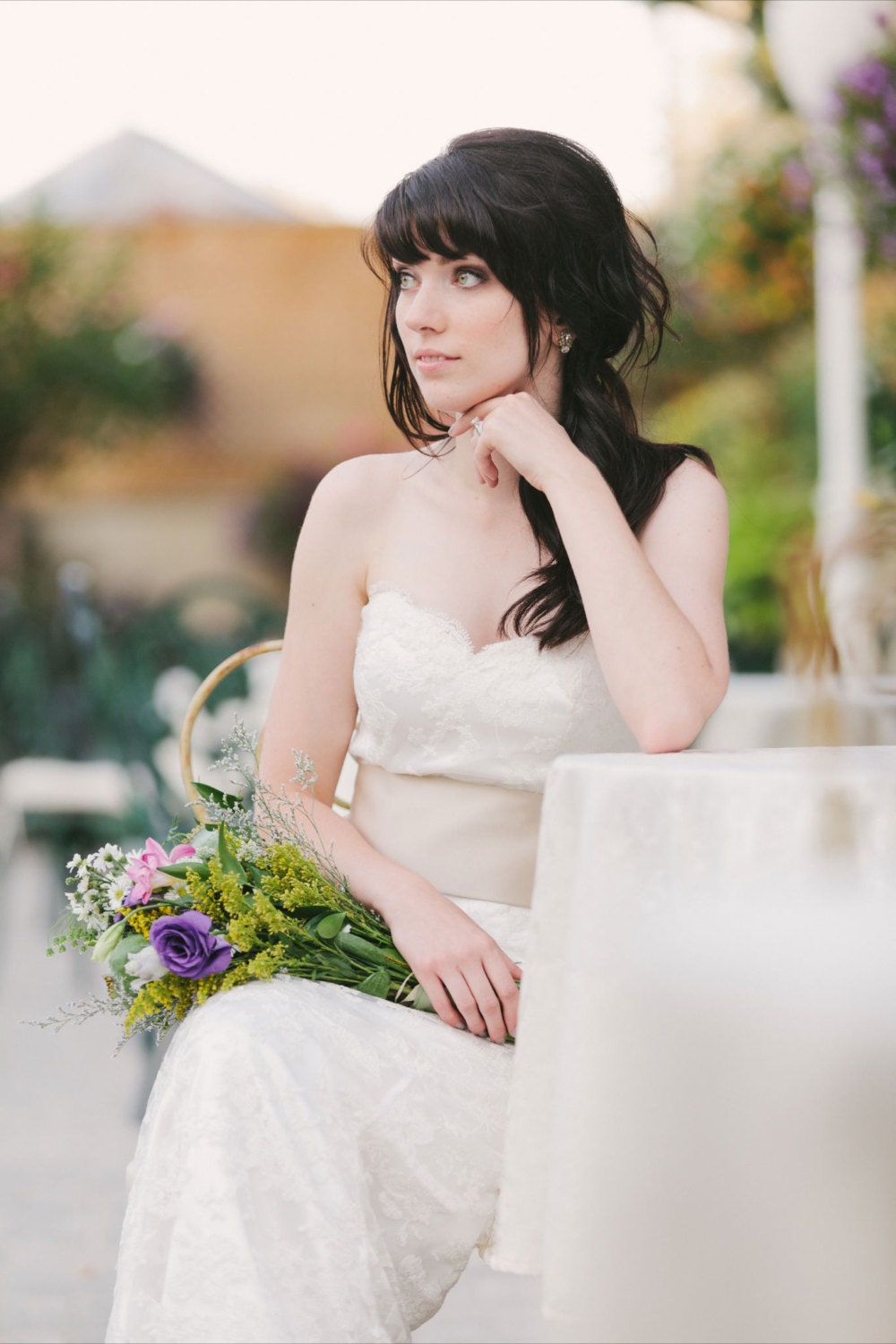 All Lace Wedding Dress Inspired by Jim Hjelm JH8763