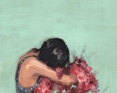 In Between . giclee art print of acrylic painting