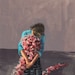 To Hold . original acrylic painting on watercolor paper
