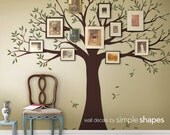 Family Tree Decal - Family Tree Wall Decal - Two Colors