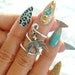 Silver midi ring, boho swallow ring, bohemian gypsy jewelry,earthy, natural, charm ring, hippie chic, women's jewelry, true rebel clothing
