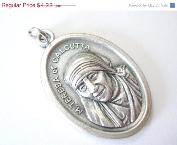 On Sale 25% Off Mother Teresa of Calcutta Catholic Medal 18866