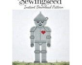 INSTANT DOWNLOAD Tin man cross stitch pattern, Wizard of Oz