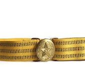 Belt buckle, Soviet Red Army Officers parade belt buckle, yellow belt buckle