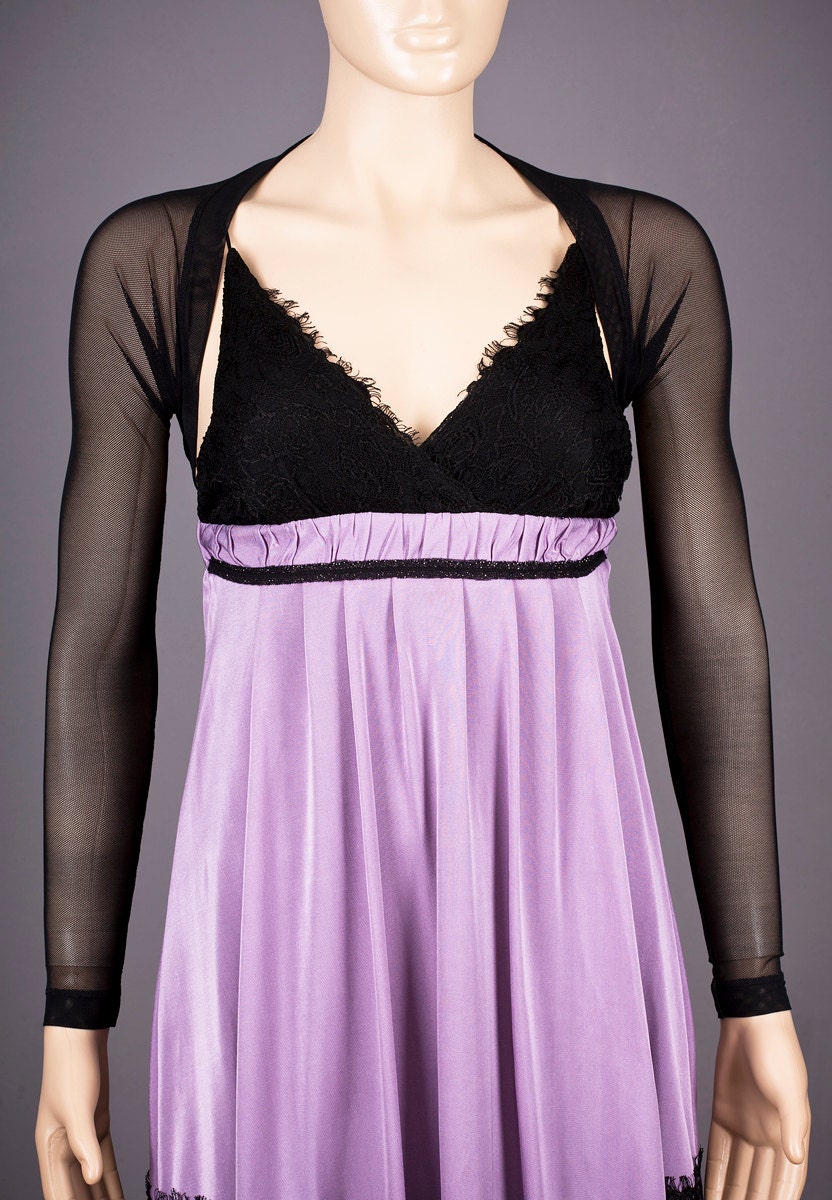 6 COLORS SIMPLE Black Bolero Long Sleeves Custom SIZE
