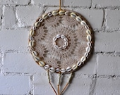 CALABASH Design Recycled Doily Wallhanging - Natural
