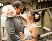 Gorgeous Handmade Custom Floral Brooch Bridal Bouquet in Your Wedding Colours True Vintage Fabrics  Brooches and Buttons Will Take Payments