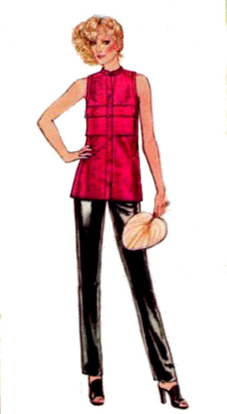 1970s Vintage Tunic Dress Pattern Simplicity 8997 Bust 34 UNCUT FF