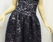 Strapless Dress for Bridesmaids Prom or Bat Mitzvah SMALL