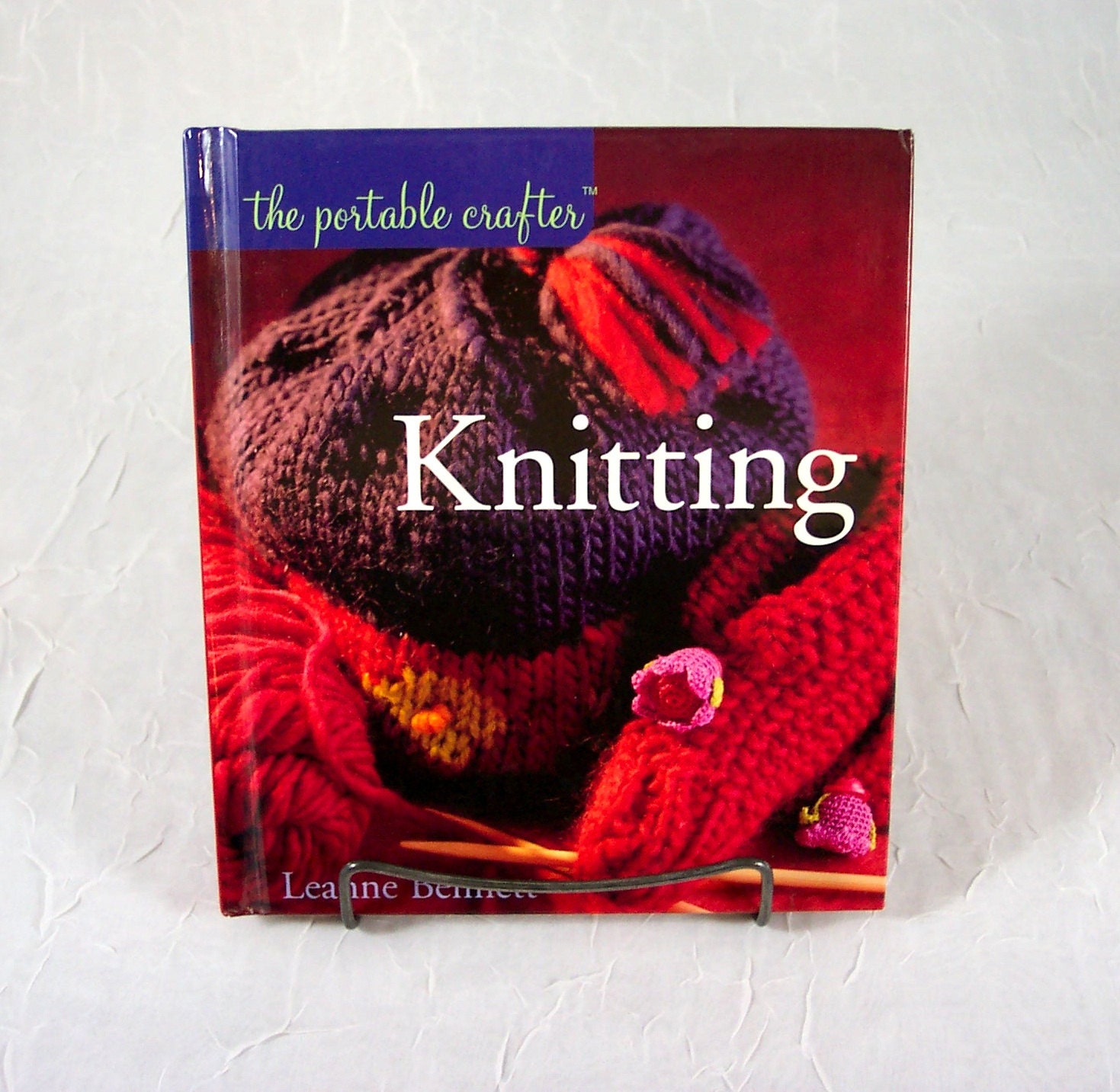 Book "Knitting"  Beginning Knitting, Portable Knit Patterns, Take-along Knits
