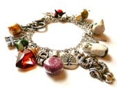 Ultimate Harry Potter Charm Bracelet - Bertie Botts, Dobby, Hedwig, Sorcerer's Stone, Snake, Deathly Hallows - Gifts Under 60. 100